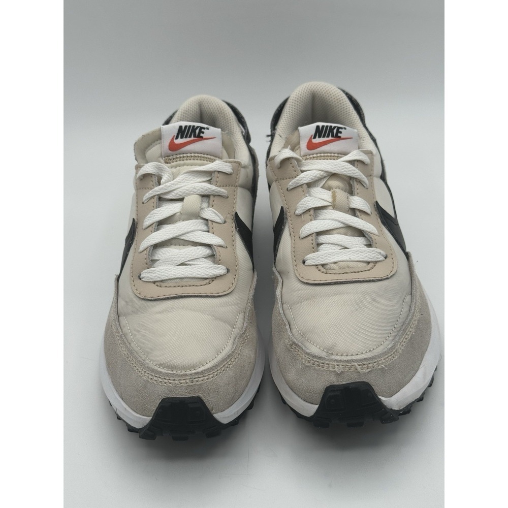 Nike WMNS Waffle Debut [DH9523-102] Women Casual Shoes Sanddrift/Black Sz 7.5 - Picture 2 of 12